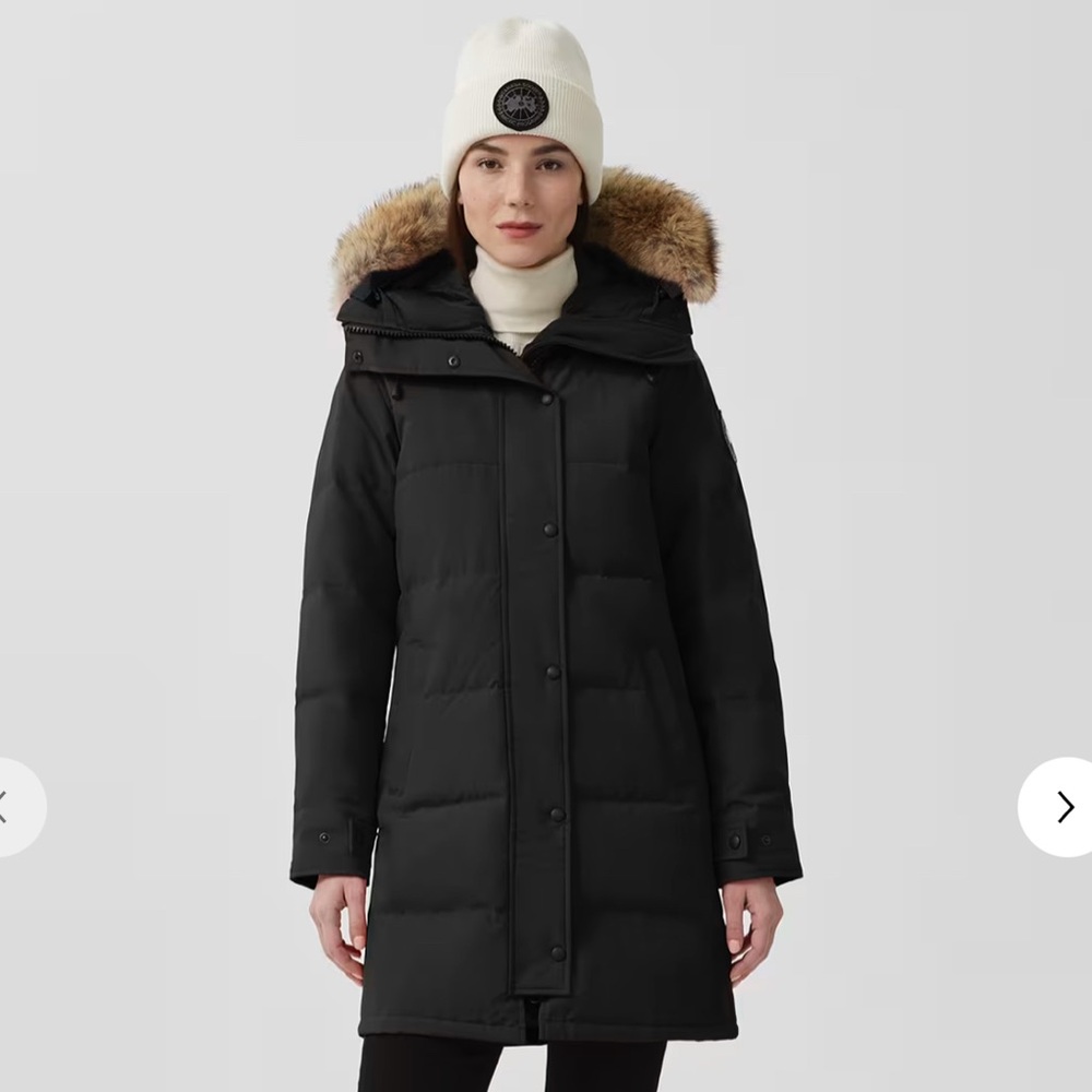 Canada Goose Shelburne Parka Heritage Black 2XS Like New condition
